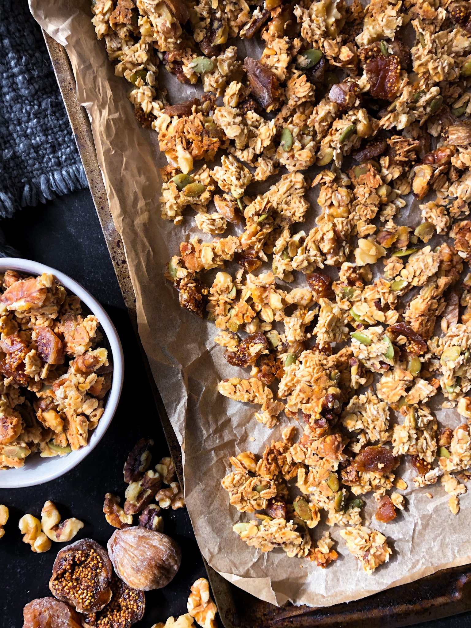 Honey Walnut Fig Granola » Home-Cooked Living