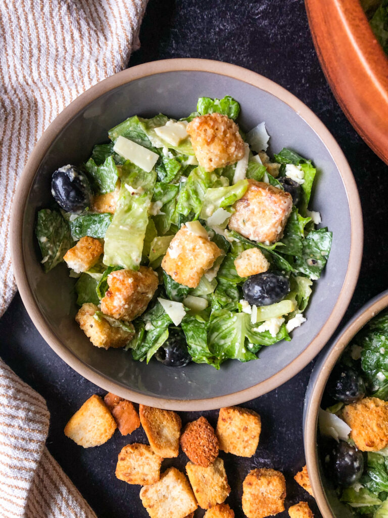 This Caesar Salad recipe can be as simple or as complicated as you want. The options are limited for creating the flavor exactly how you want it!