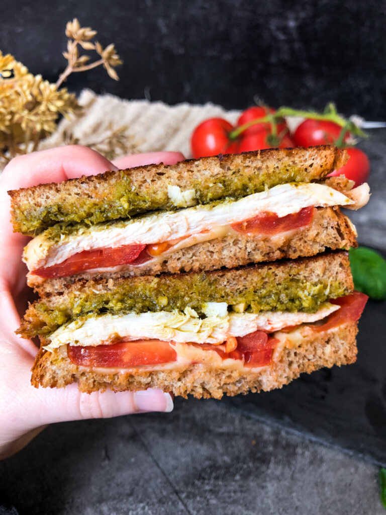 photo of Simple Pesto Chicken Sandwich