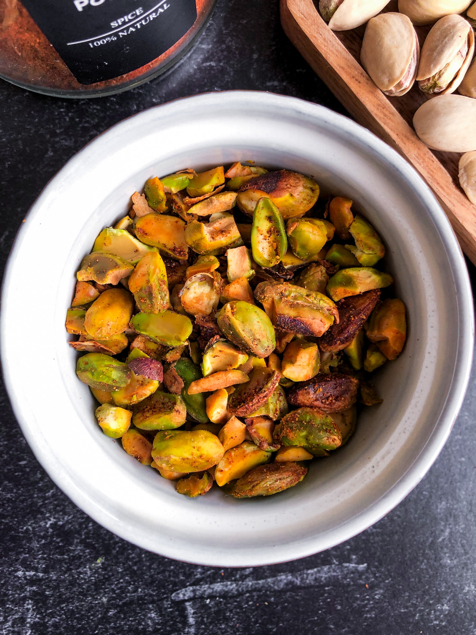 Chili Roasted Pistachios » Home-Cooked Living