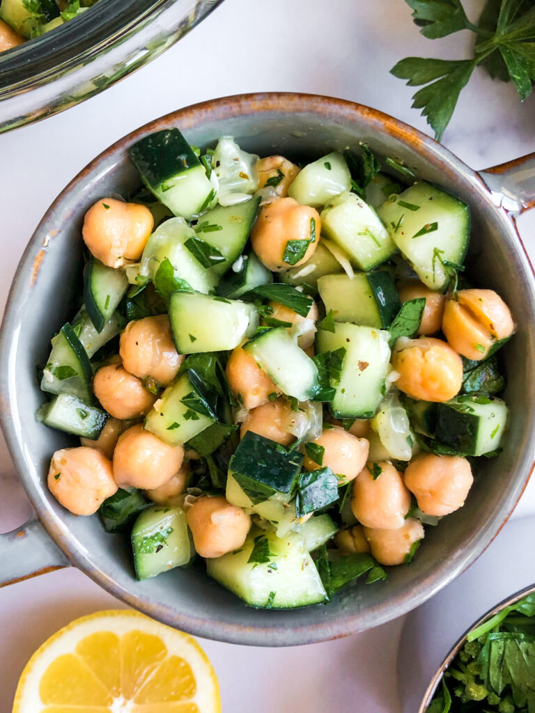 Fresh Parsley Chickpea Salad