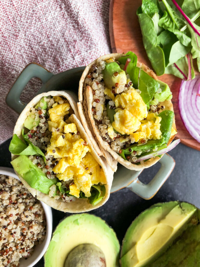Easy Quinoa Breakfast Wraps