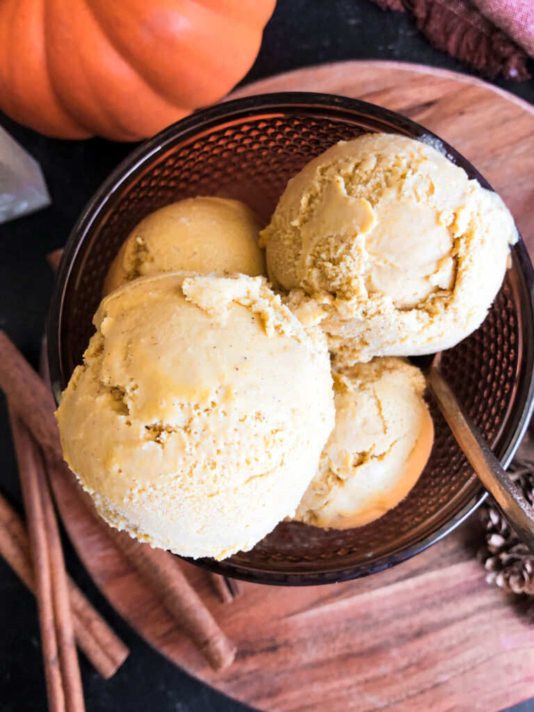 Homemade Pumpkin Ice Cream