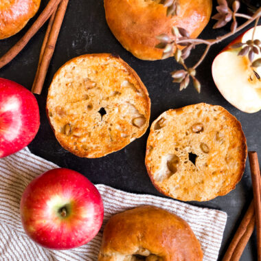Cinnamon Apple Bagels