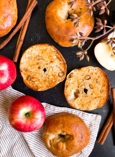 Cinnamon Apple Bagels