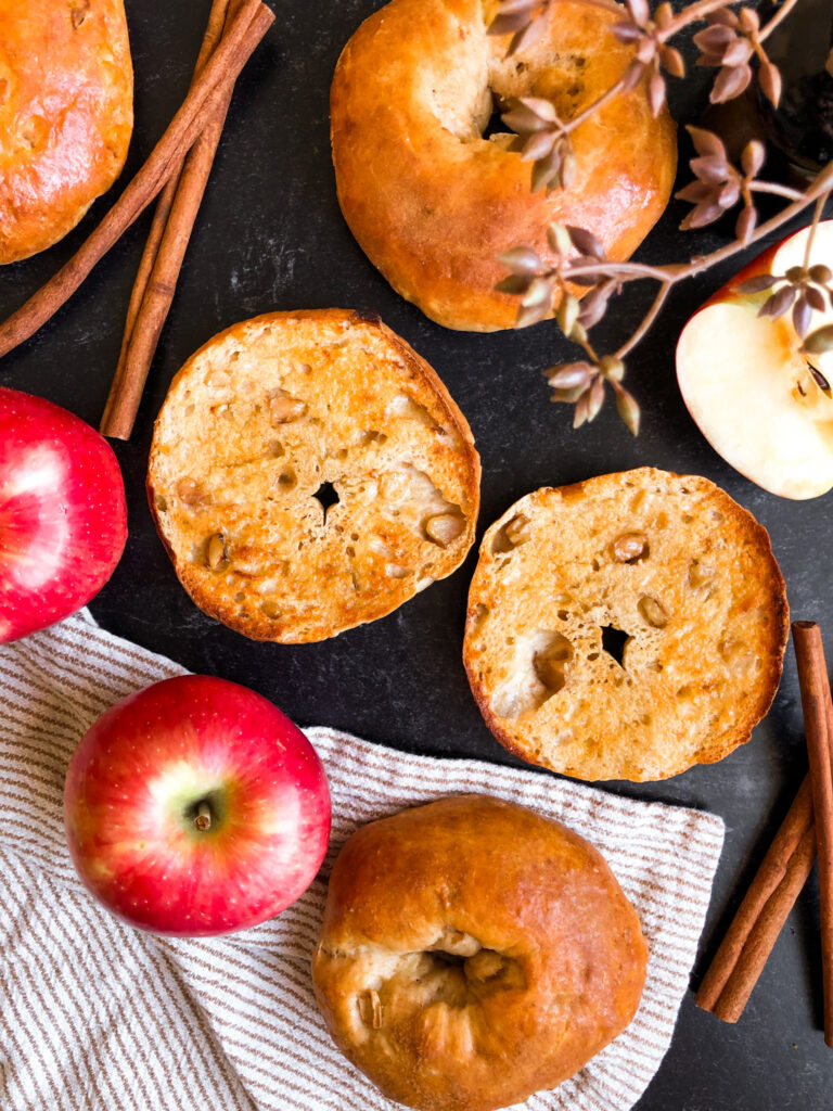 Cinnamon Apple Bagels