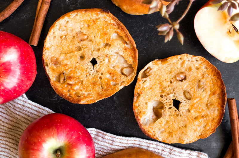 Cinnamon Apple Bagels