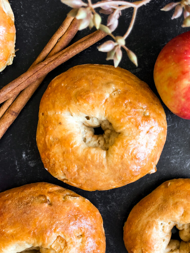 Cinnamon Apple Bagels