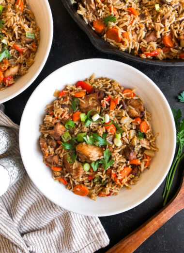 Moroccan Coconut Chicken Stir Fry (one pan!)
