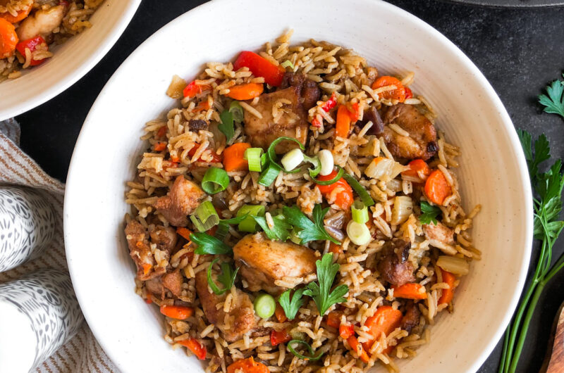 Moroccan Coconut Chicken Stir Fry (one pan!)