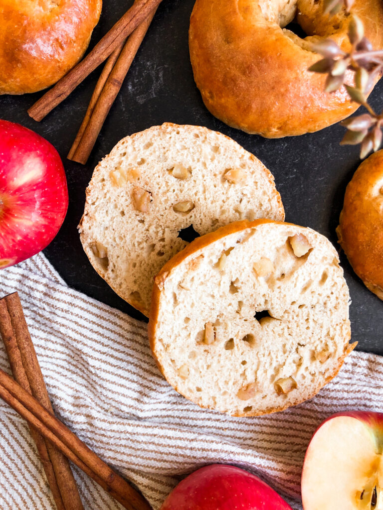 Cinnamon Apple Bagels