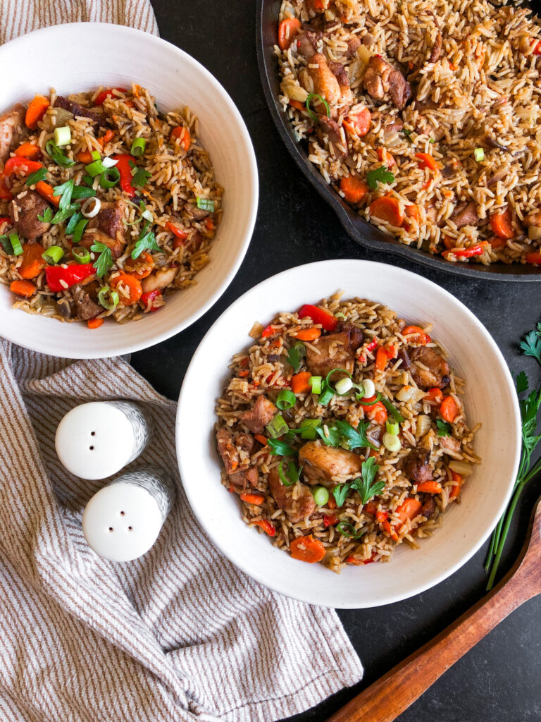 Moroccan Coconut Chicken Stir Fry (one pan!)