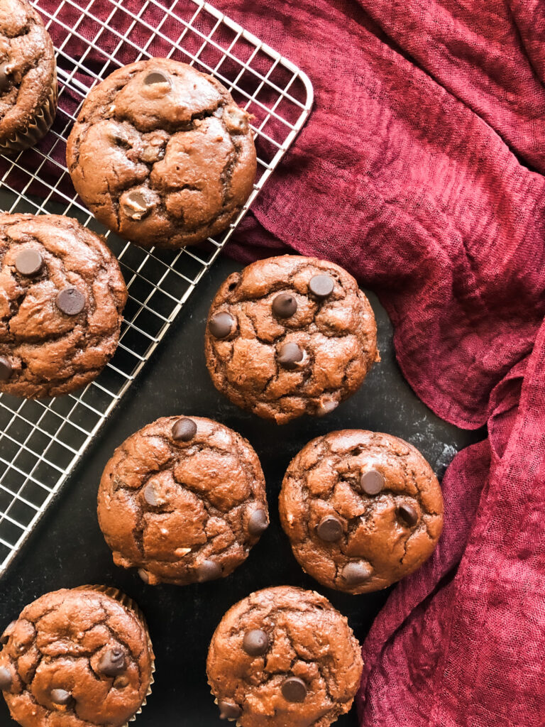 Gluten-Free Chocolate Peanut Butter Muffins