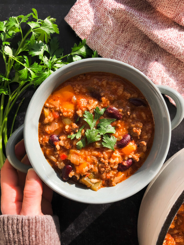 Easy Stuffed Pepper Chili