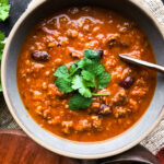 Red Lentil & Beef Chili