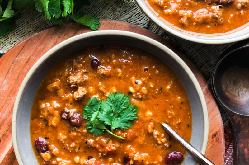 Red Lentil & Beef Chili