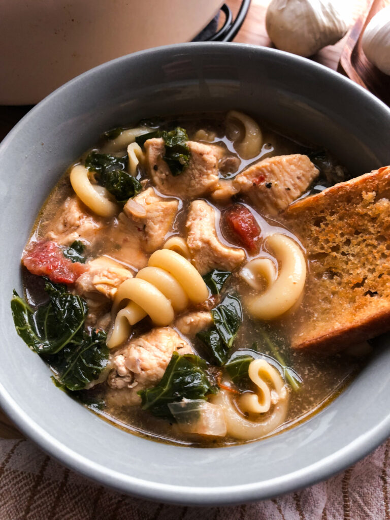 Tuscan Chicken Soup (dairy-free)