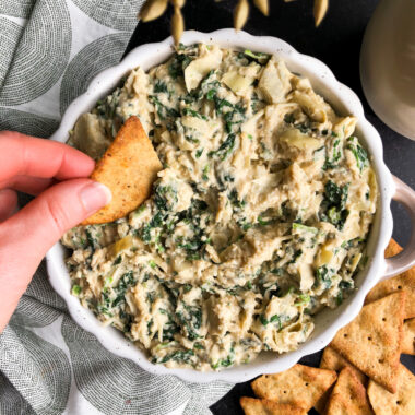 Spinach Artichoke Hummus