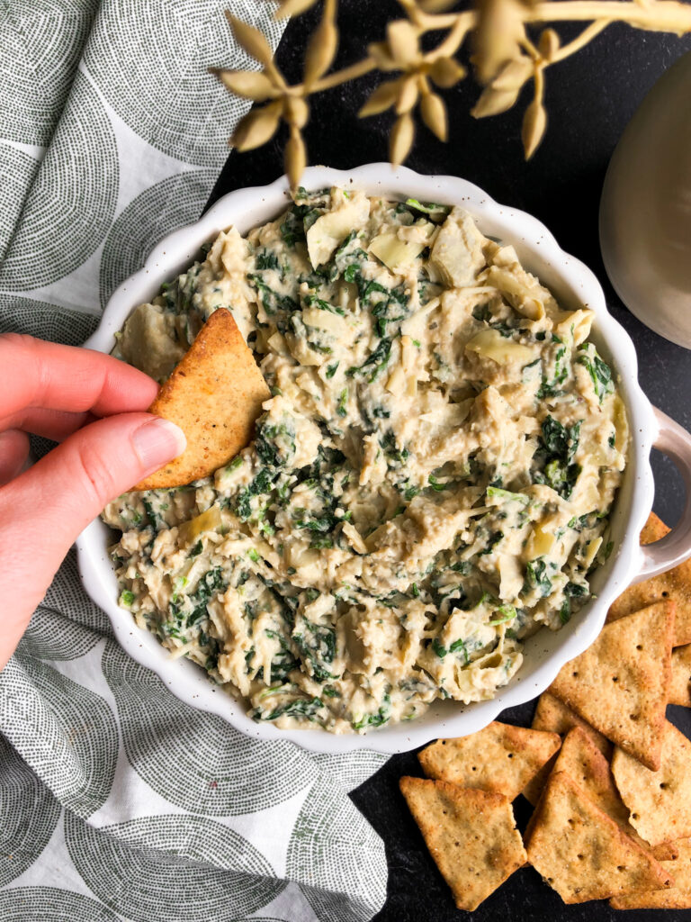 Spinach Artichoke Hummus