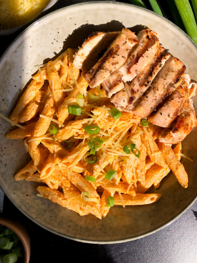 Creamy Buffalo Chicken Pasta