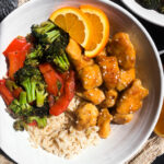 Healthy Orange Chicken (with honey)
