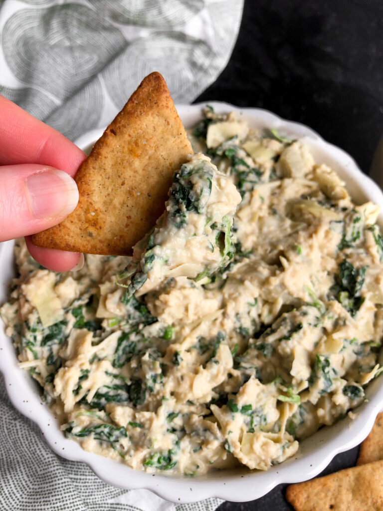 Spinach Artichoke Hummus