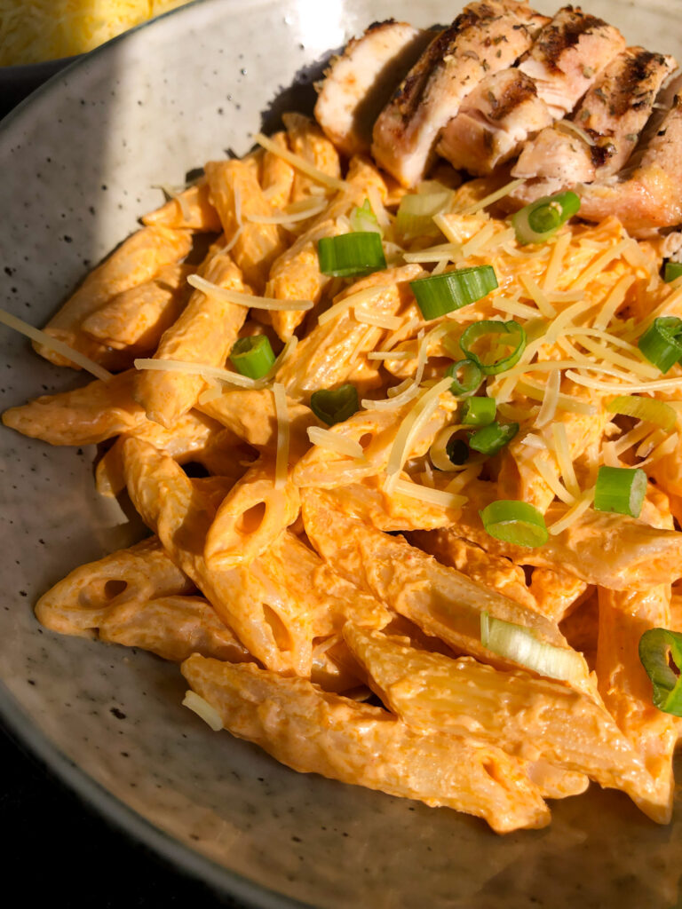 Creamy Buffalo Chicken Pasta