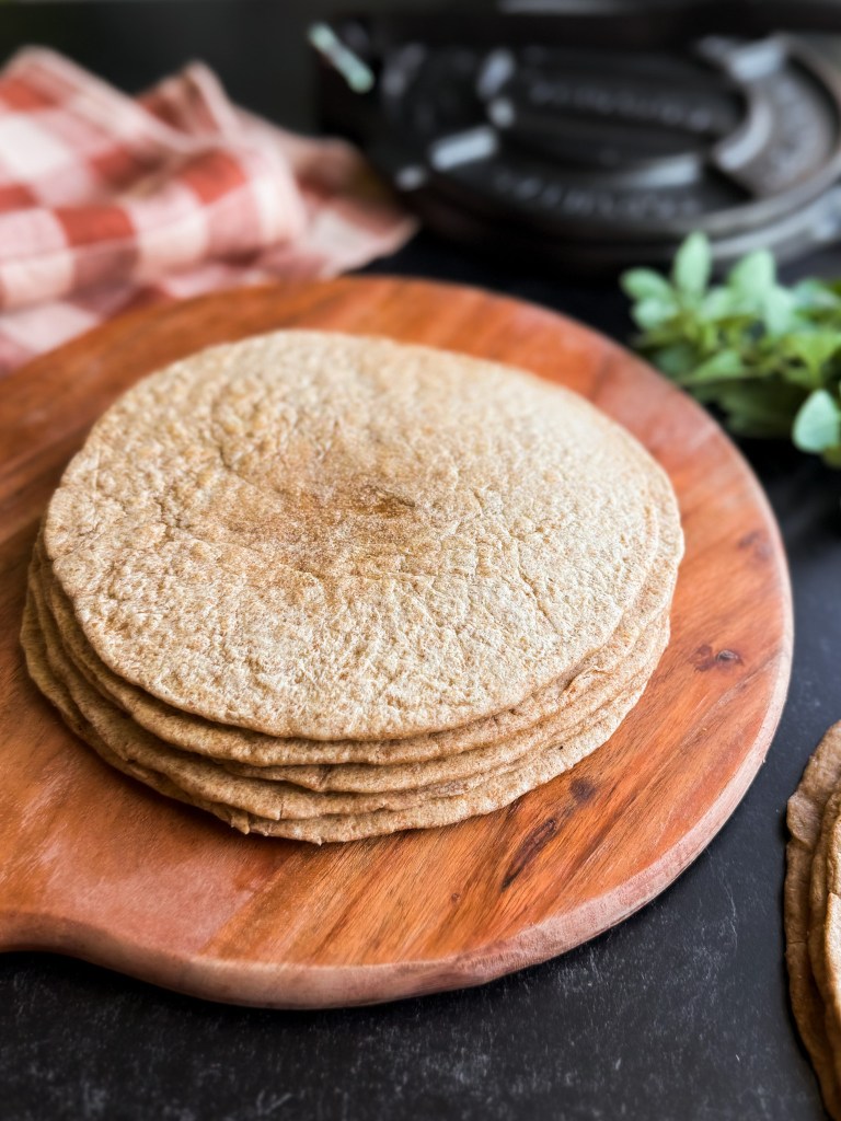 Homemade Heritage Wheat Flour Tortillas