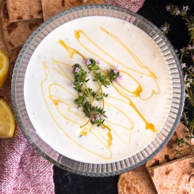 Whipped Goat Cheese with Honey & Thyme