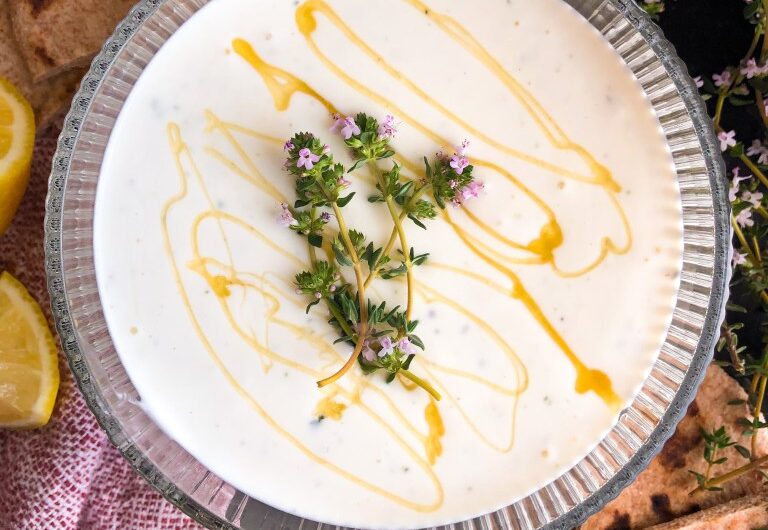 Whipped Goat Cheese with Honey & Thyme