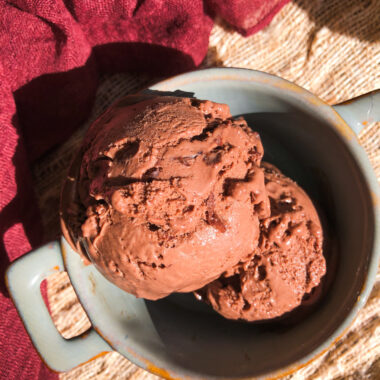 Chocolate Cherry Almond Ice Cream