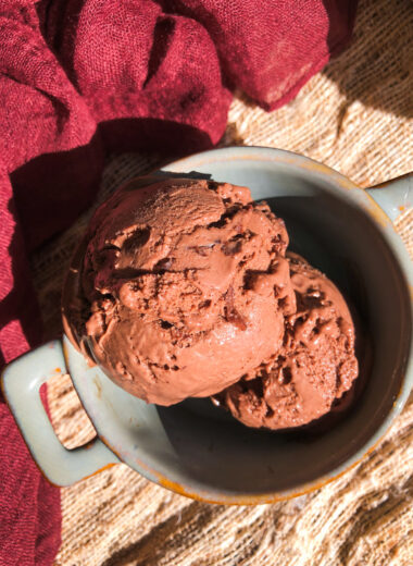 Chocolate Cherry Almond Ice Cream