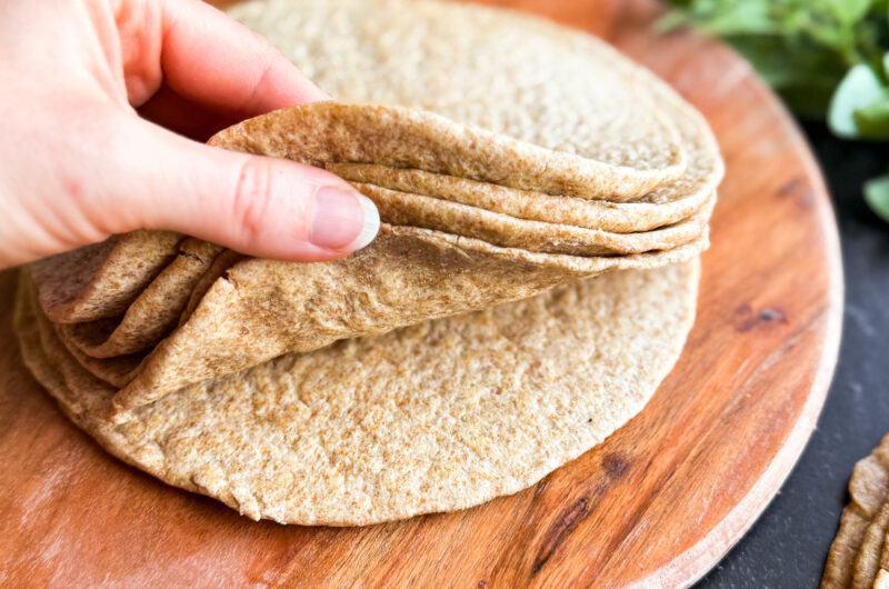 Homemade Heritage Wheat Flour Tortillas