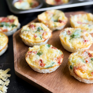 Cheesy Egg White Bites