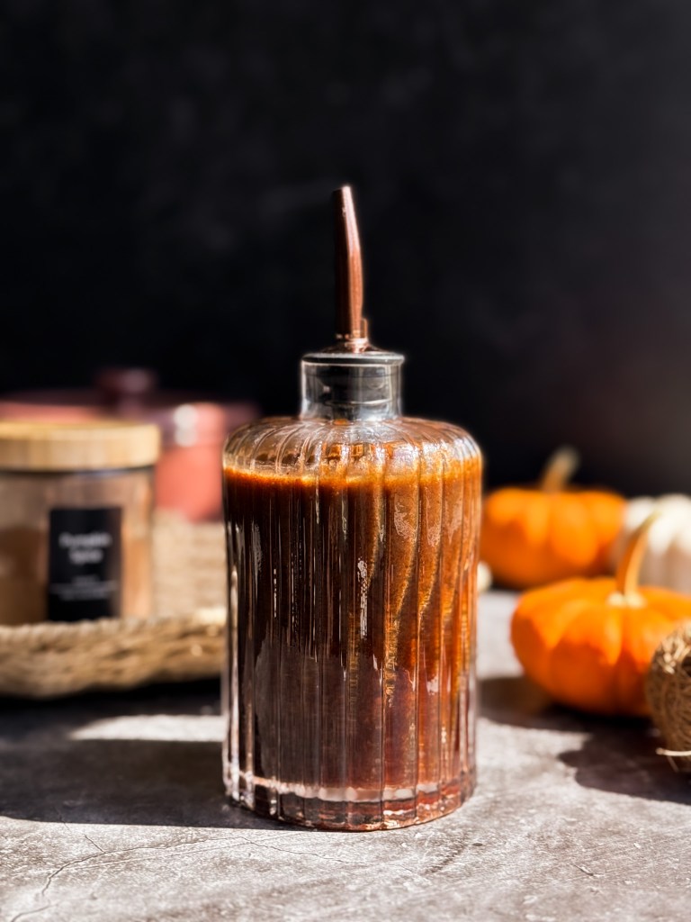 Brown Butter Pumpkin Spice Syrup (healthy!)