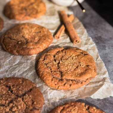Soft Gluten-Free Snickerdoodle Cookies (and dairy-free!)