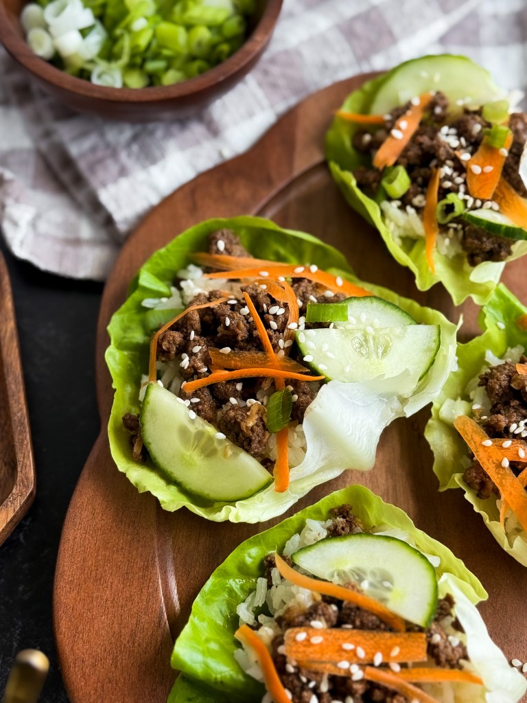 Korean Beef Lettuce Wraps