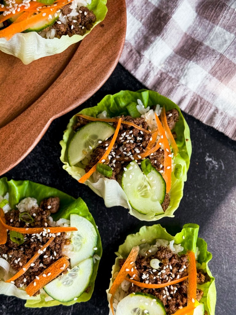 Korean Beef Lettuce Wraps
