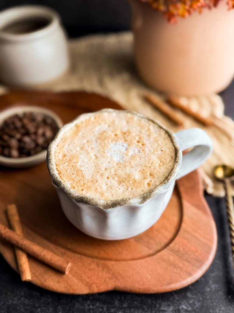 Maple Cinnamon Latte (Naturally Sweetened + Cozy)
