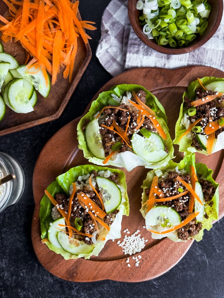 Korean Beef Lettuce Wraps