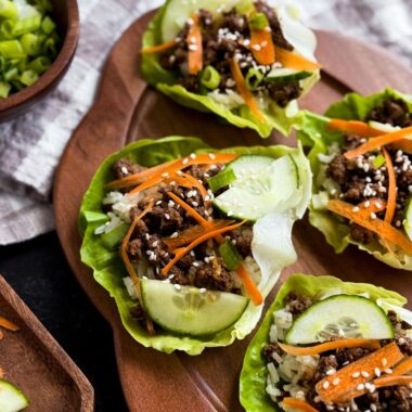 Korean Beef Lettuce Wraps