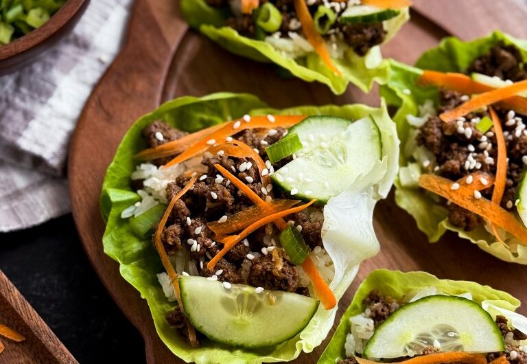 Korean Beef Lettuce Wraps