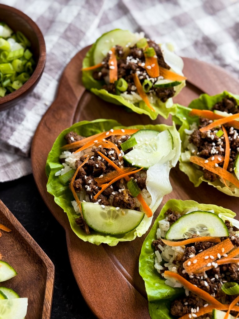 Korean Beef Lettuce Wraps