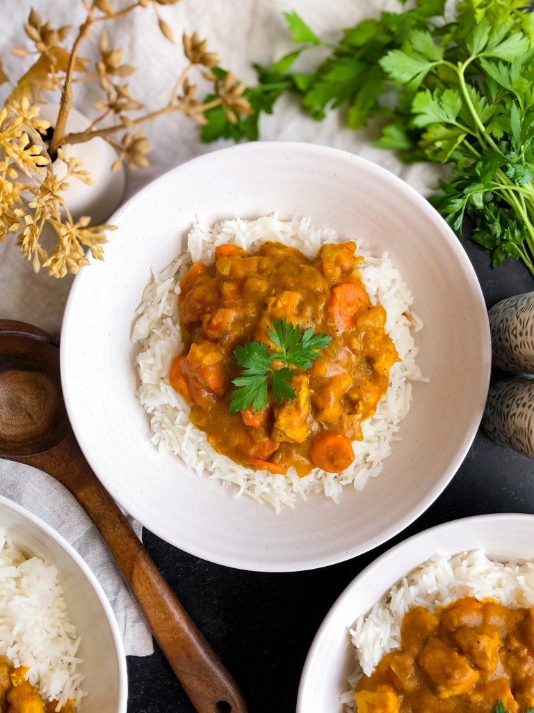 Pumpkin Curry Chicken Bowls