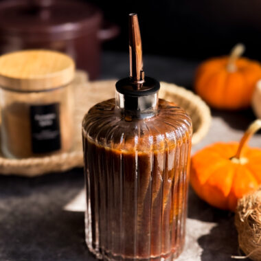 Brown Butter Pumpkin Spice Syrup (healthy!)