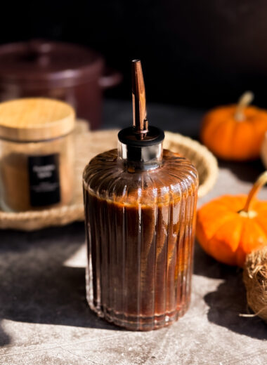 Brown Butter Pumpkin Spice Syrup (healthy!)
