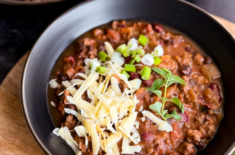 Easy Bison Chili