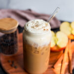Iced Apple Cider Latte (Better than Starbucks!)