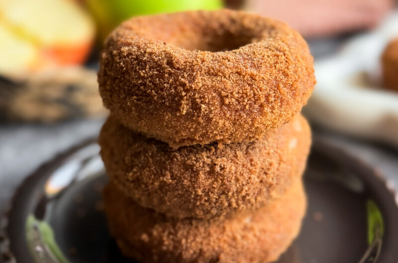 Healthy Apple Cider Donuts Made with Real Cider