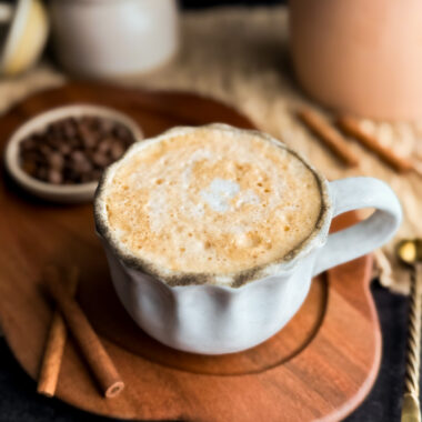 Maple Cinnamon Latte (Naturally Sweetened + Cozy)